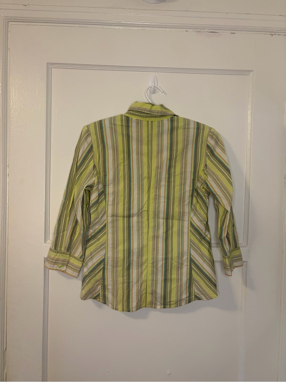 Old Navy Vintage Striped Button Up Shirt - Picture 3 of 4